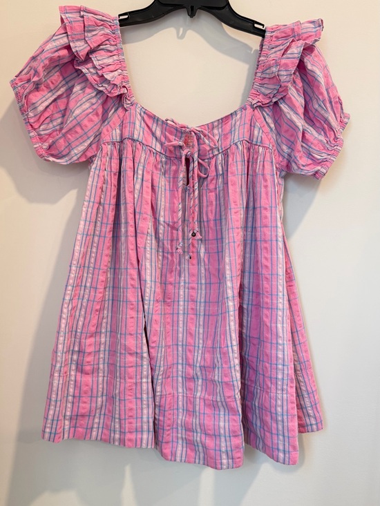 Free People Other - Free People Pink Striped Smocked Set